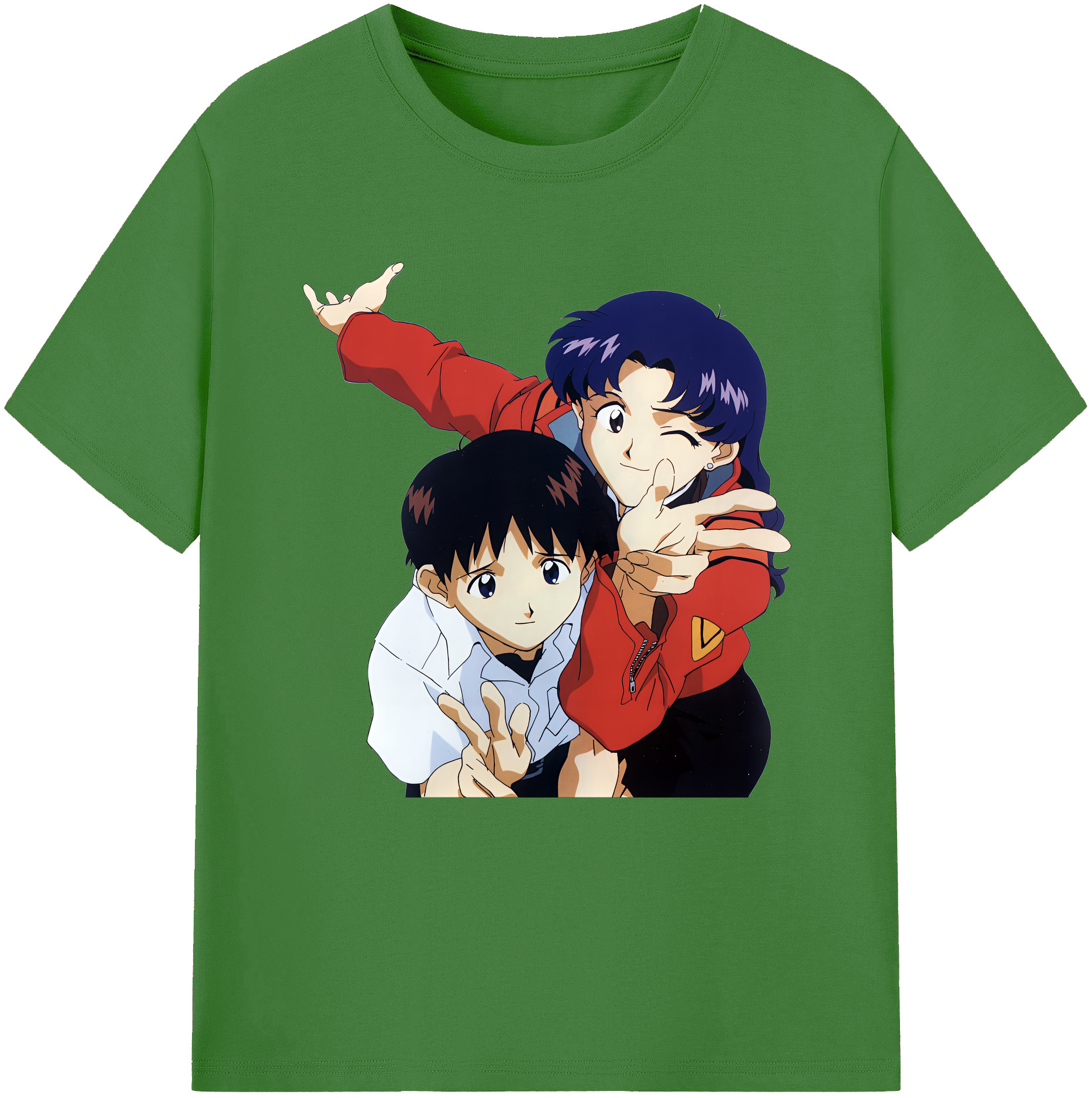 （画像用） EVA 新世紀エヴァンゲリオン レディースカジュアルプリントTシャツ（綿100％）